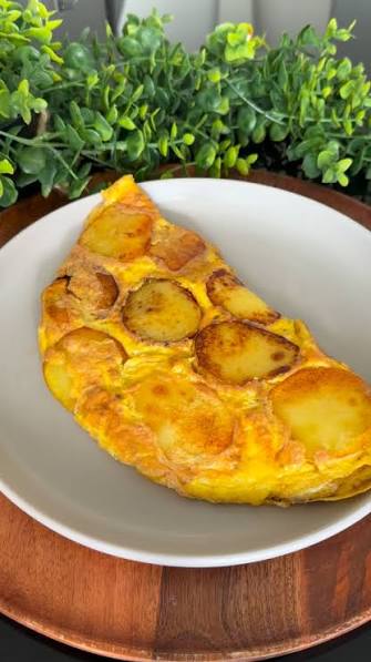 patates kaşarlı omlet